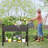 Assiya Metal Elevated Planter-439358618