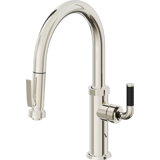 Descanso Kitchen Pull-Down Kitchen Faucet with Squeeze Sprayer - Low Arc Spout