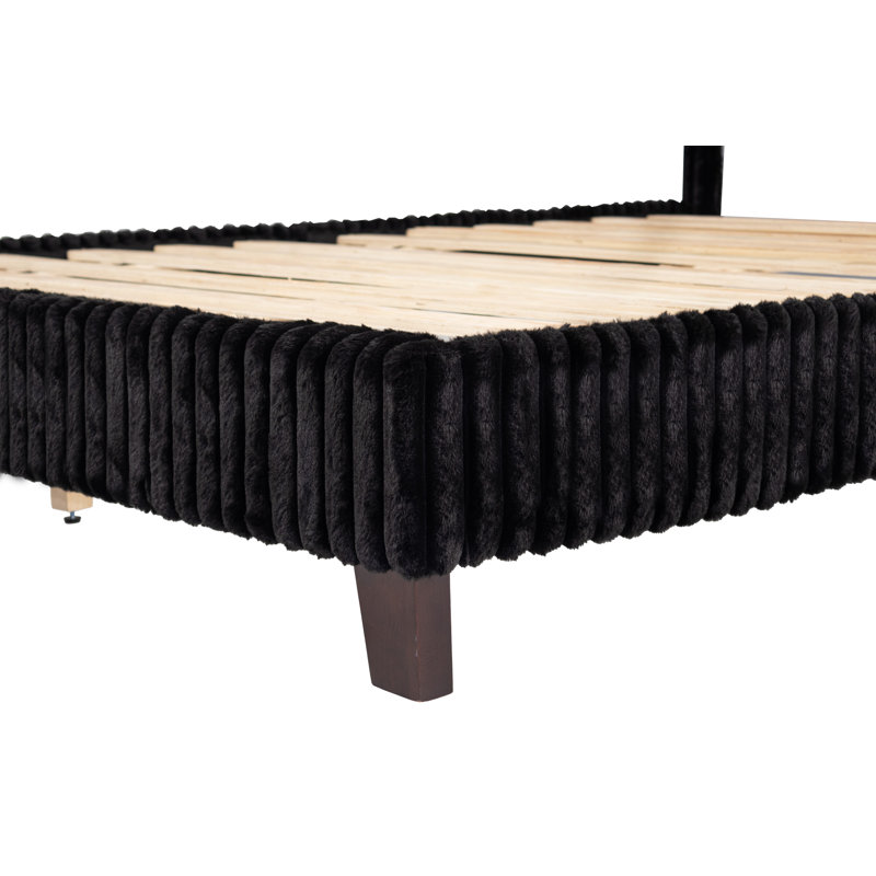 Lit plateforme tapissier Marvelle, Grand lit
