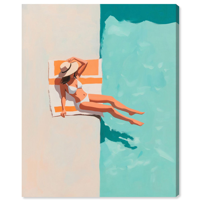 «Zenith of Relaxation I», reproduction d'art sur toile par Art Remedy, Toile tendue avec châssis, H 36 po x l 30 po
