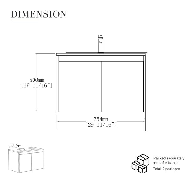 Dimensions du produit