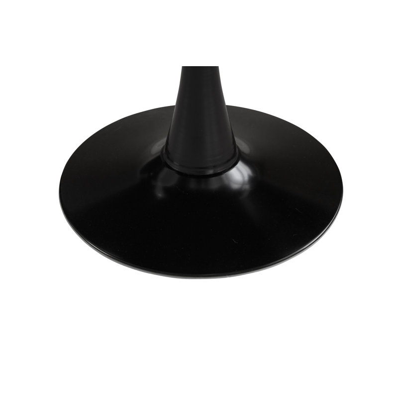 Table de salle à manger Bjarnheiur, Noir / brun, Noir / brun, H 29,15 po x l 23,65 po x P 23,65 po