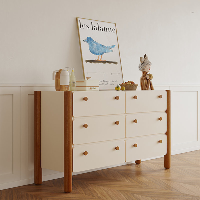 Buffet avec armoire de rangement moderne à six tiroirs