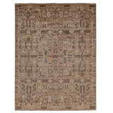 Southwestern Area Rug in Rust/Beige