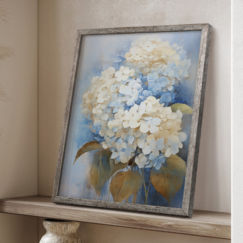 Reproduction encadrée FLORAL Series Cxxviii - bois massif, H 11 po x l 9 po