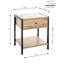 Matthau Side Table with Storage