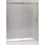 Levity 59.63" x 74" Double Sliding Shower Door with Blade Handles with CleanCoat® Technology-1019580987