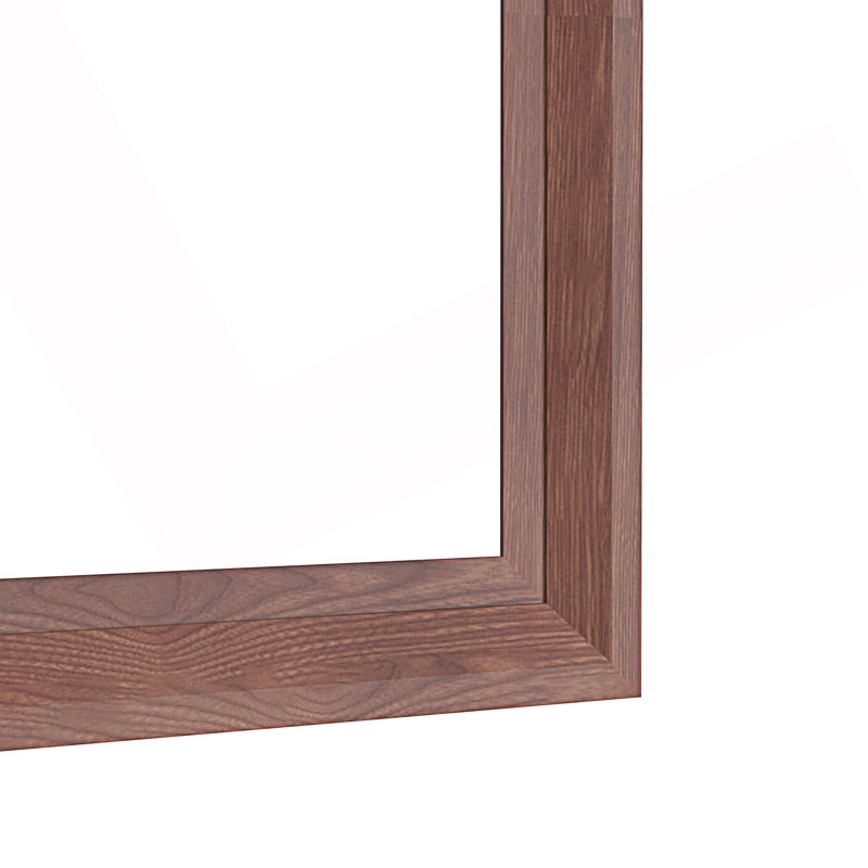 Miroir de salle de bain moderne, 36,05 po x 60,05 po , Noyer