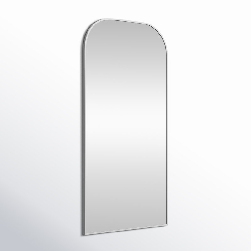 Miroir mural Sabine, 66 po x 32 po, Argent argent