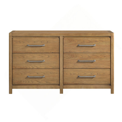 6-Drawer Dresser Modern Bedroom Furniture 1Pc