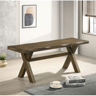 Banc de salle à manger en bois 47 pouces