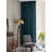 2pcs American Retro Light Luxury Bronzing Flannel Curtain Shading Velvet Bay Window Floor-to-ceiling Window Advanced Sense Curtain