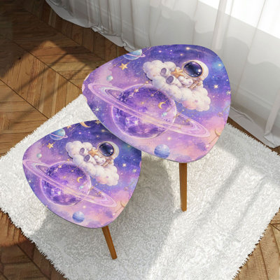 Ensemble de 2 tables gigognes Triangle Nesting