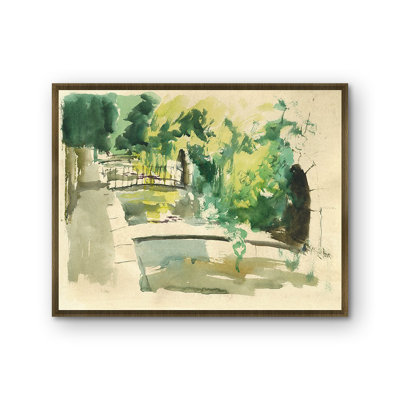 Garden Terrace 5 Print by PC Ngo