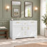Ensemble de vanité de salle de bain de 122 cm avec lavabo