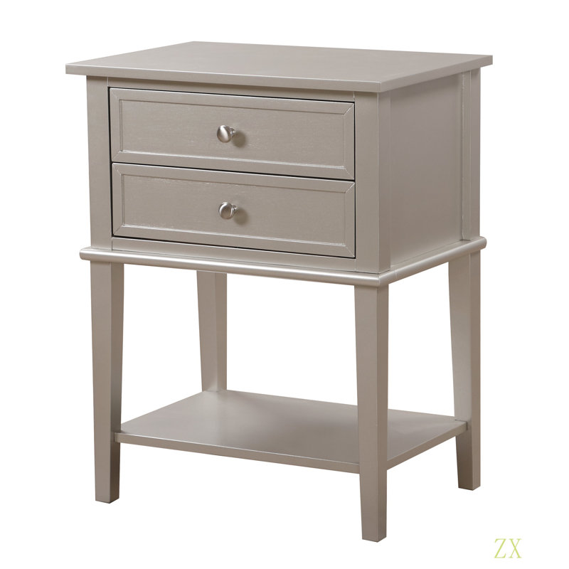 Table de chevet élégante, Gris
