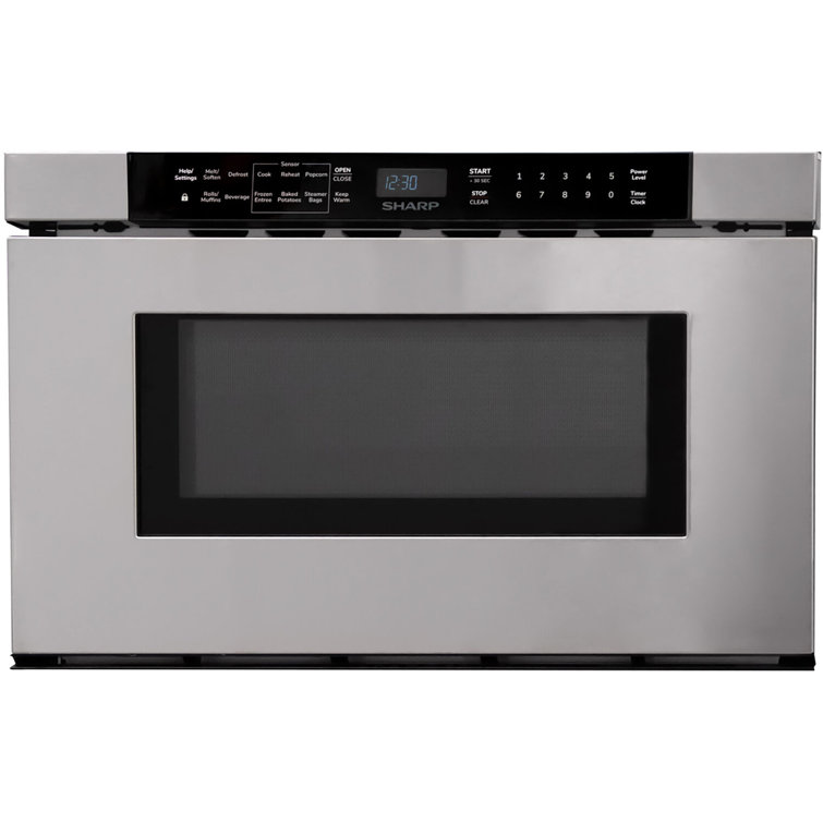 Sharp 1.2 Cubic Feet 950 Watt Built-In Microwave with Sensor Cooking