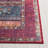 Daveonte Orlando Felt/Velvet/Laminated Film Machine Washable Southwestern Rug in Rust/Blue-431398286