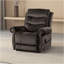 Fauteuil relevable de style transitionnel gris foncé