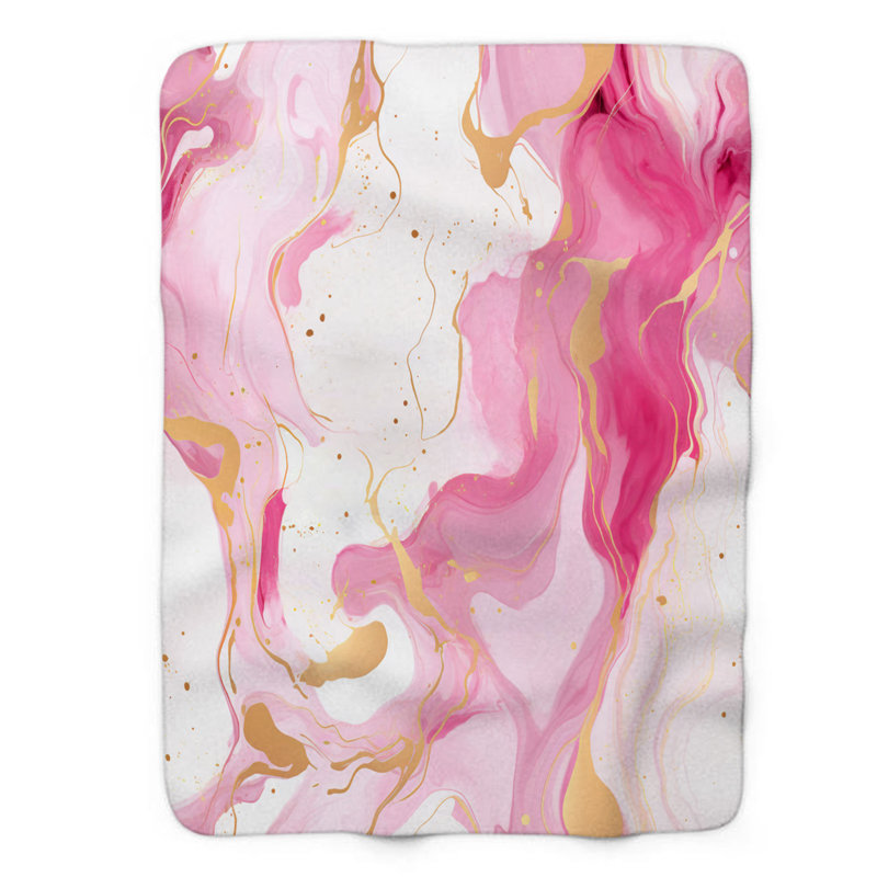 Marbre doux - couverture de qualité supérieure 1 pièce, L 60 po x L 80 po