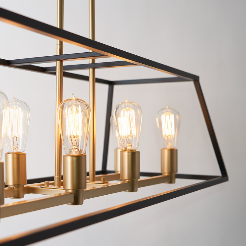 Luminaire suspendu linéaire 8 lumières
