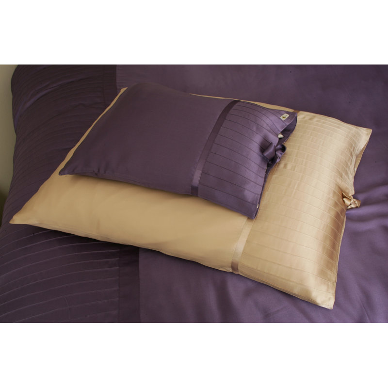 Couvre-oreiller à plis français, Sauge, Boudoir