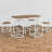 7 - Piece Dining Set, Space-Saving Compact Design, Contemporary Modern, Dining Room
