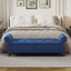 Banc de rangement capitonné 40 po, banc de rangement rembourré avec repose-pieds, banc de fenêtre à accoudoirs roulés-1041794213-1017028341