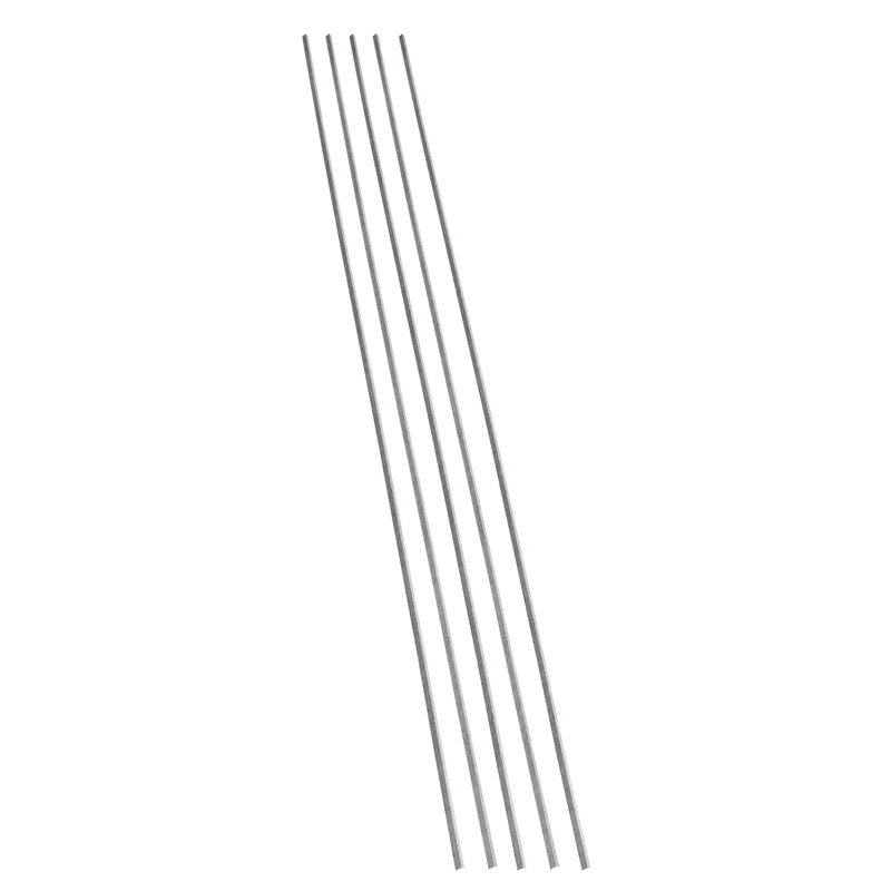 Garniture en L Palisade 94 po, Nickel givré