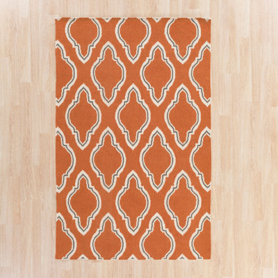 Laticia Wool Chevron Indoor Rug