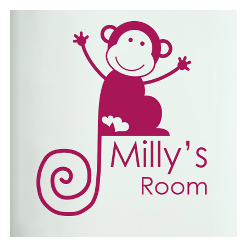 Animals Wall Decal, Violet