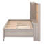 Lit de jour de détente avec tablettes de rangement, planche de liège, ports USB et tiroirs-120022887