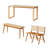 Long table work table Solid wood large board table-2147357798