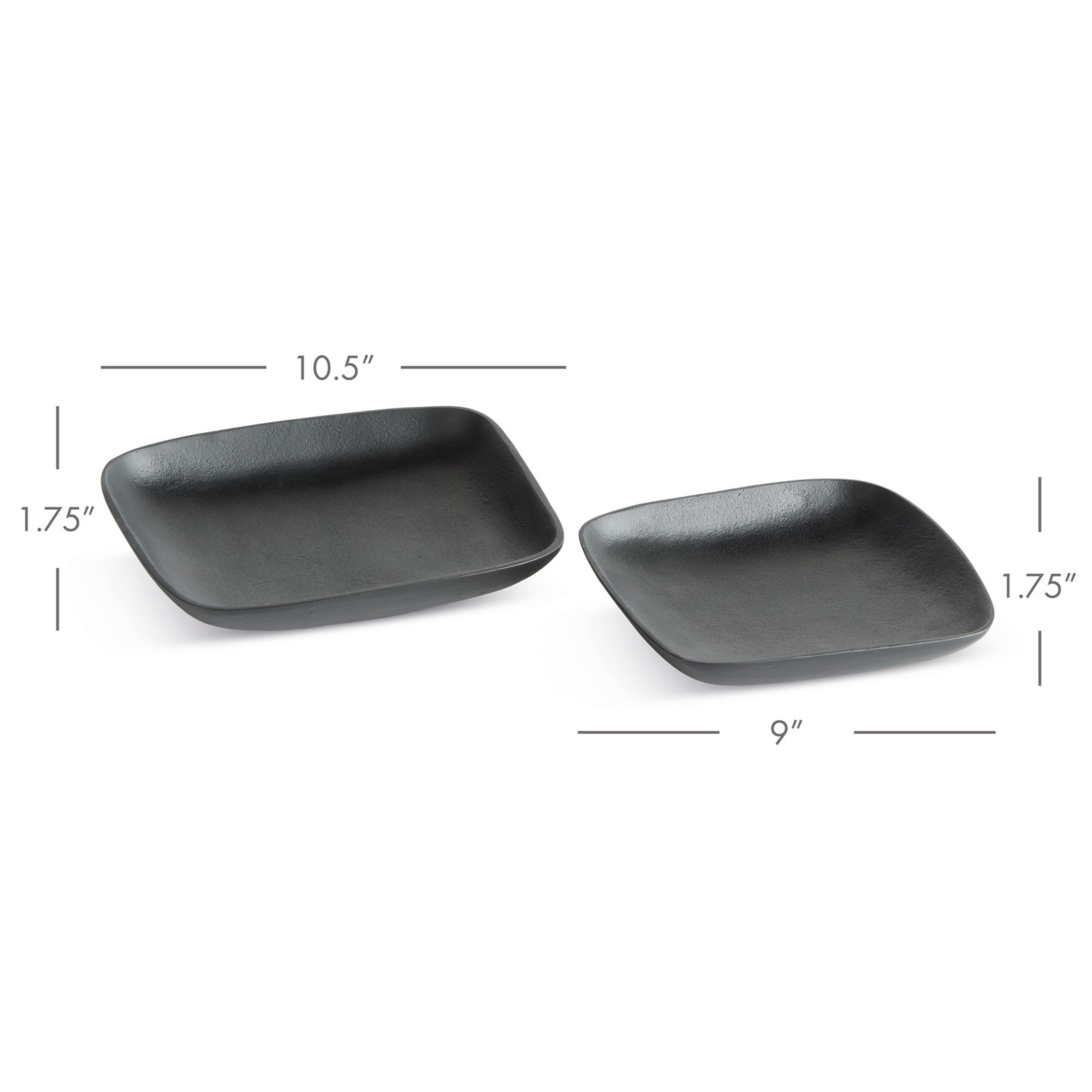 Decorative Tray, Black Patina