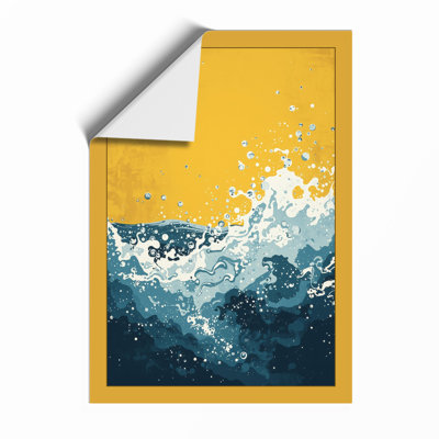 Wave In Motion Modern - Print
