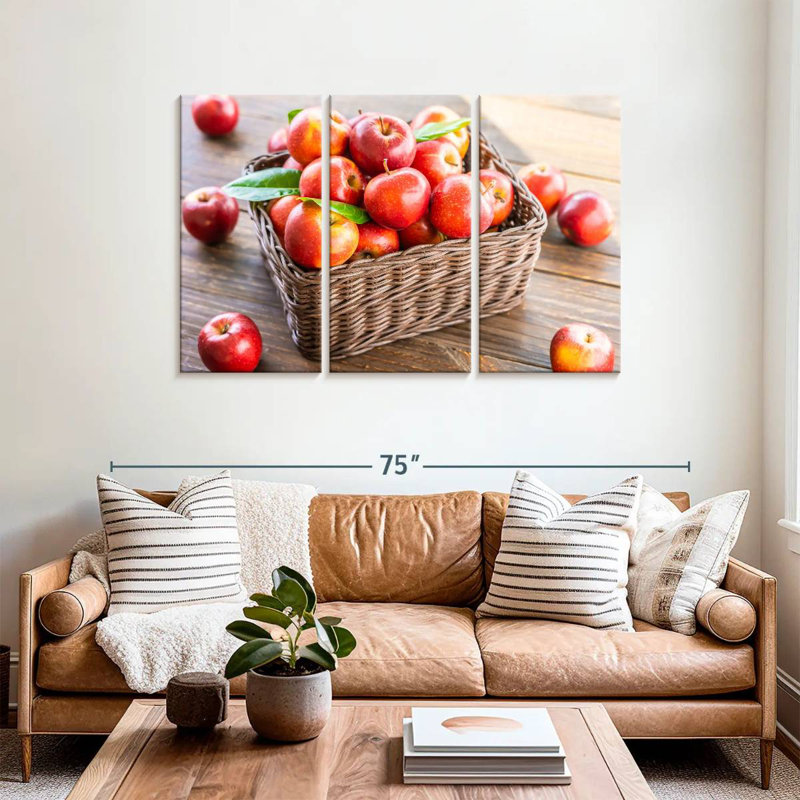 Yarlin Fresh Apple Harvest, 36" H x 57" W