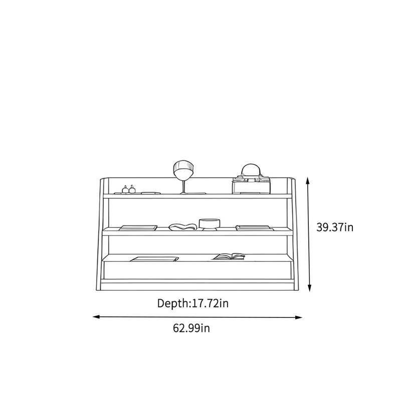 Présentoir pour vêtements, H 39,37 po x l 62,99 po x P 17,72 po