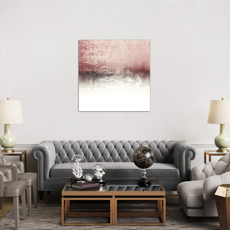 «Blush» - reproduction d'art, Toile tendue, H 18 po x l 18 po x 1,5 po