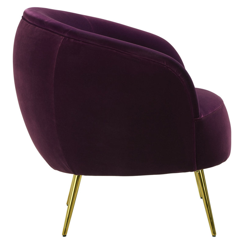 Reuben Velvet Barrel Chair