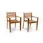 Sirmans 6 - Person Wood Patio Dining Set with Rectangular Table-751989250