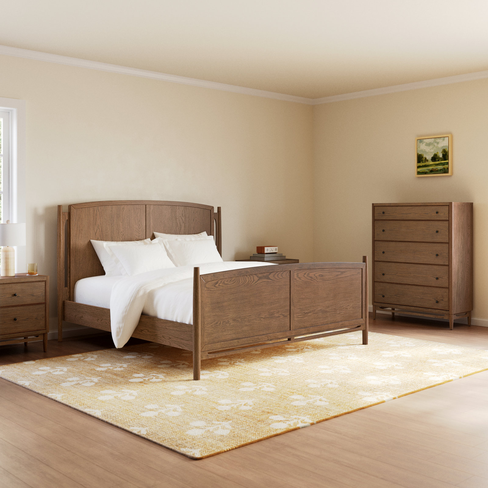 Violet 4PC Bedroom Set, King