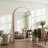 Arched  Metal Oversized Full-Length Mirror-1999766902-1991024058