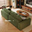 Canapé modulaire vert 100% polyester-109026826-109026828