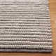 Cleodora Chevron Handmade Area Rug in Ivory/Dark Brown