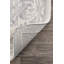 Tapis gris en laine crocheté à la main à motif floral Anemarie-19342373
