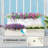 2 Pack 20 Inch Railing Planter Box, Hanging Flower Pots, White-1759175913