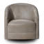 Samantha Leather Swivel Accent Chair-692547300