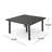 Voline 64" Square Wicker/Rattan Dining Table - Perfect For Outdoor Hosting And Entertaining-858677047