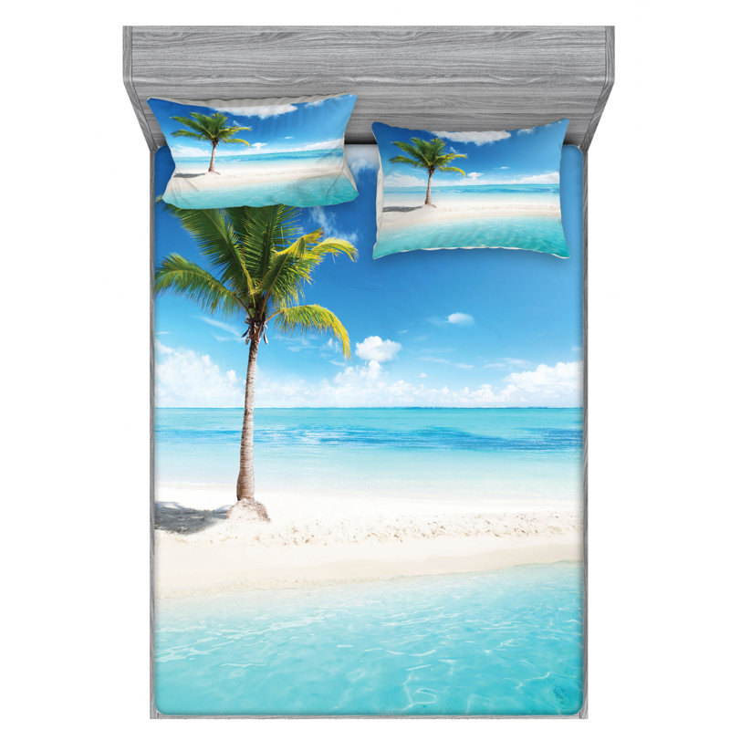 Microfiber Sheet Set, Queen Sheet Set + Fitted Sheet + 2 Pillowcases
