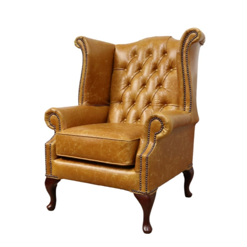 Upholstered Armchair, Ochre